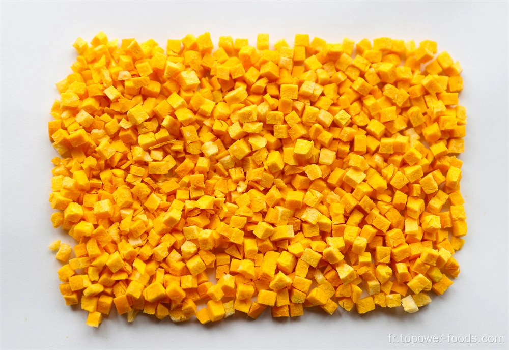 Flocons de citrouille séchée